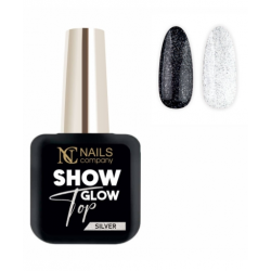 Nails Company  Show Glow Top - Silver 11ml